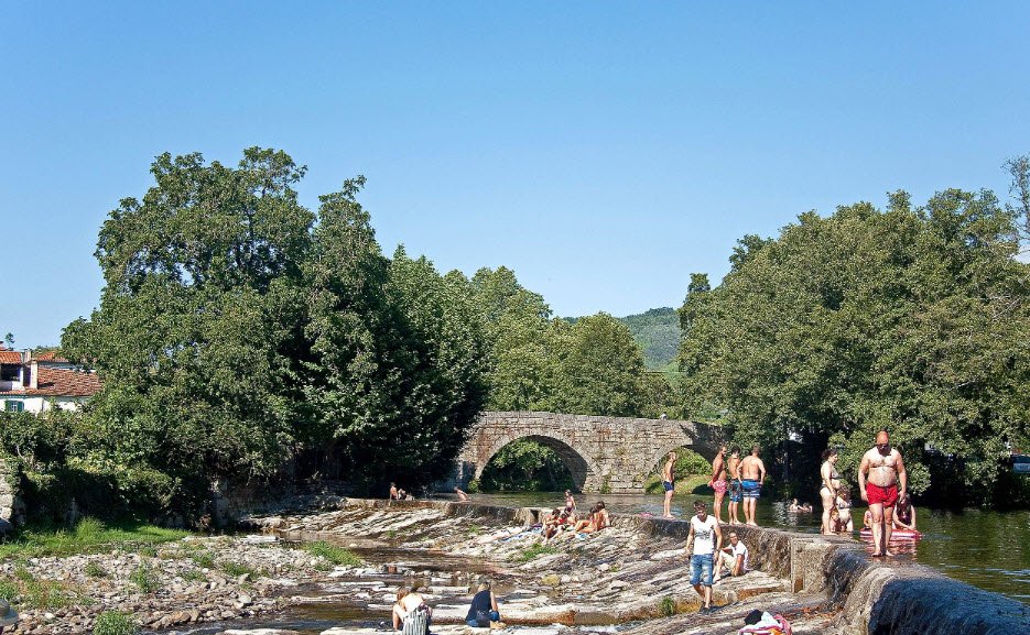 River beach Sandomil, Portugal